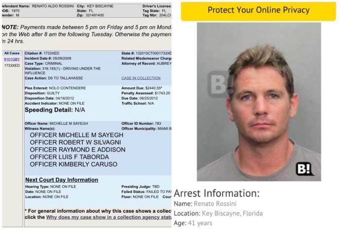 Foto: Miami Dade Clerk / bustedmugshots.com